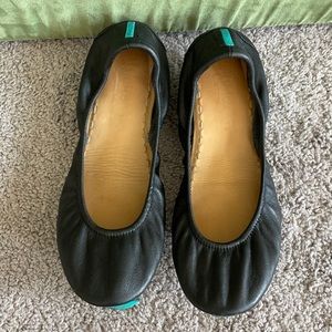 Classic Matte Black Tieks Ballet Flats